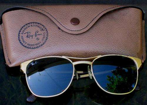 Ray ban 24k gold top