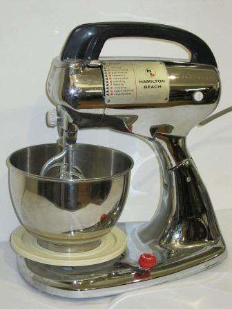 Art Deco chrome Hamilton Beach mixer c1938