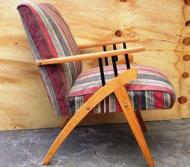 Pair of Retro Scandinavian lounge chairs