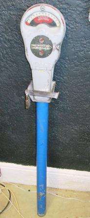 Retro Vintage City Of Durban Venner Parking Meter With The Original Pole & Lock