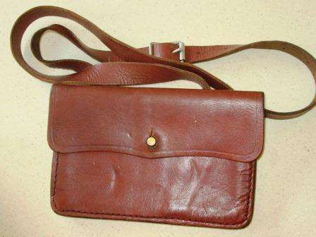 Antique Leather Telegram Bag