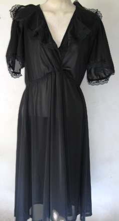 Vintage dress, size: 42, 107 cm