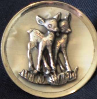 Vintage 1950s "Bambi" brooch 4 cm