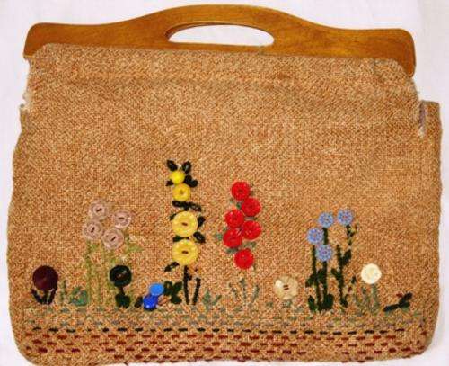 Vintage 1960s handbag ( 38 cm x 34 cm )