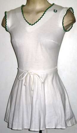 Vintage 1970s tennis dress, size: 8 / 32