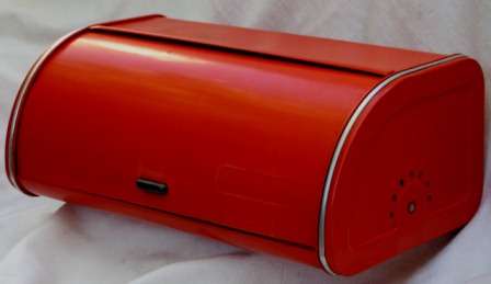 Retro, 1970s, Enamel Bread Bin ( 43.5 x 17 x 26 cm )