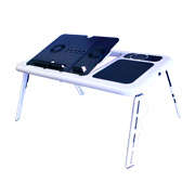 PORTABLE FOLDING NOTEBOOK TABLE with Cooling Fans
