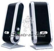 2.0 USB MULTIMEDIA SPEAKER SYSTEM (Black/Silver)