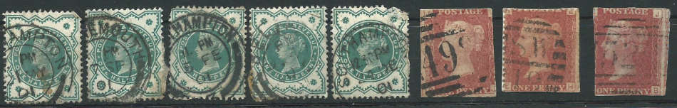 GB - Queen Victoria Assorted Used See BELOW