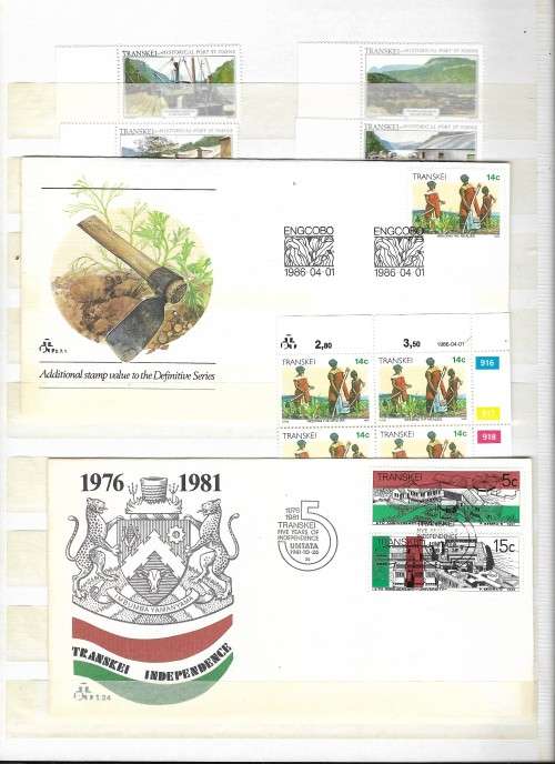 Lighthouse Stock book 8pg - Filled with RSA Homelands. Great cond Album crisp and clean - See Desc