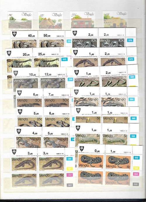 Lighthouse Stock book 8pg - Filled with RSA Homelands. Great cond Album crisp and clean - See Desc