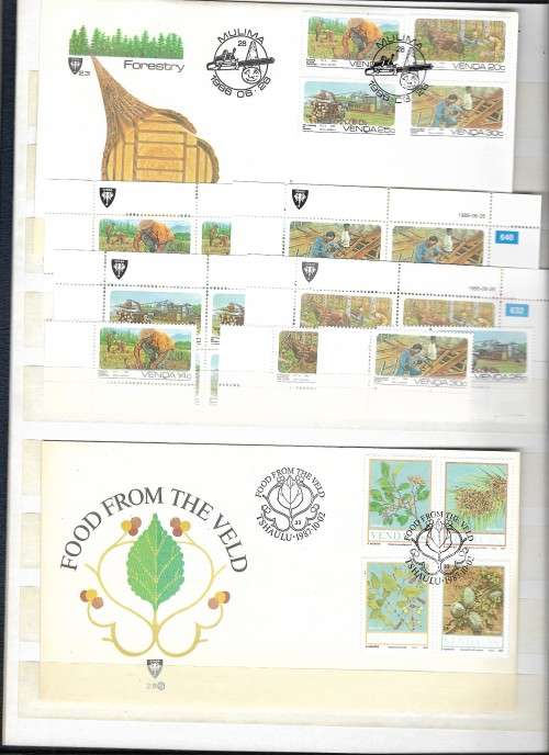 Lighthouse Stock book 8pg - Filled with RSA Homelands. Great cond Album crisp and clean - See Desc