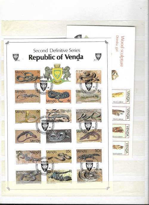 Lighthouse Stock book 8pg - Filled with RSA Homelands. Great cond Album crisp and clean - See Desc