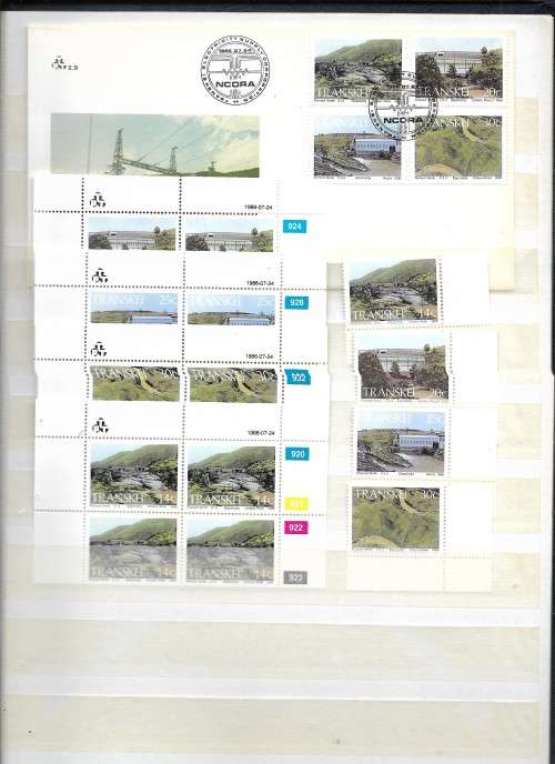 Lighthouse Stock book 8pg - Filled with RSA Homelands. Great cond Album crisp and clean - See Desc