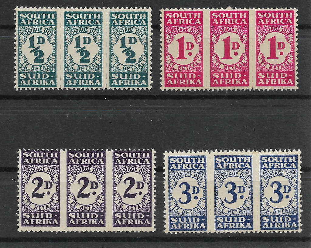 Union of SA - Postage Due 1943 Bantam Issue - CVR1690 - Complete Superb MNH