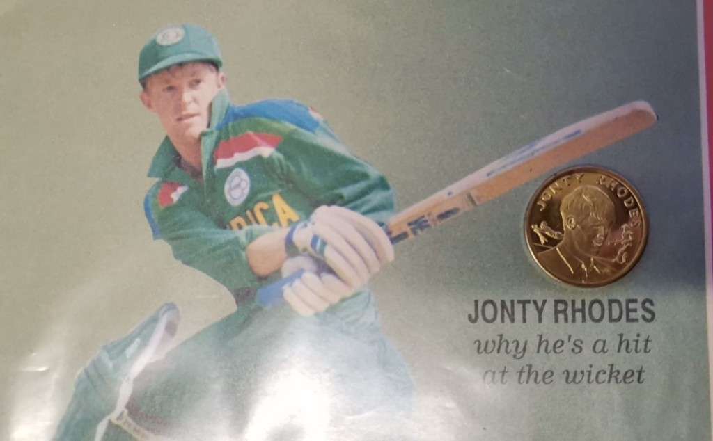 JONTY RHODES : 1992 : OFFICIAL SHOPRITE AND CHECKERS MEDAL COLLECTION