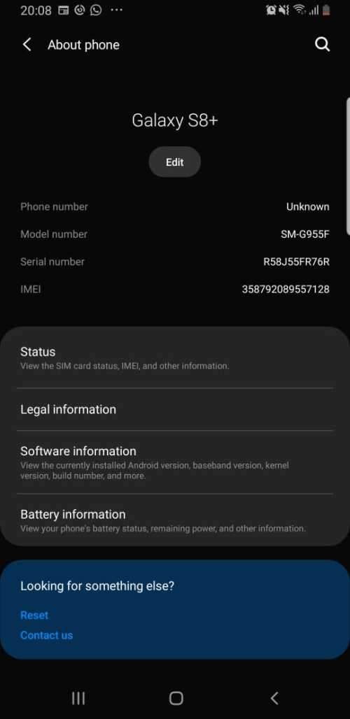 Samsung Galaxy S8 [Lcd Broken] *for parts or repair*