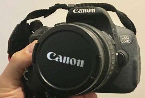 Box containing 4x cameras and assorted accessories (see description for details)