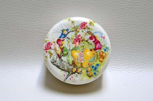 Child's Ceramic Trinket Container, circa 1997