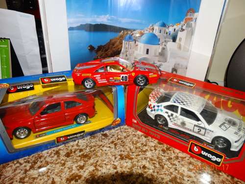 3 CAR LOT 1 : 24 , Ford Escourt RS Cosworth, BMW M3 -1993,Ferrari GTO - BARGAIN,  WOW