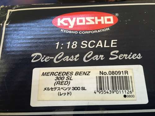 1955 Mercedes-Benz 300SL Gullwing, 1:18 - BARGAIN,  WOW