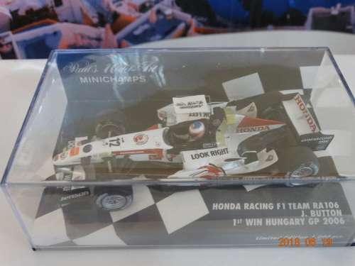 F1-  Honda Racing F1 RA106 2006 Jenson Button First Win   - Limited Edition -1:43, Great Deal,  WOW