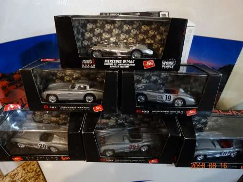 Mercedes  x 6 set - Brumm - 1:43 - ( rare hard to find models) - Awesome Rare, Some ,Limited Ed  Set