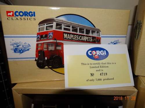 3 x Corgi Buses - 2 Ltd Editions (with Certificate) - Rare grouped set    -