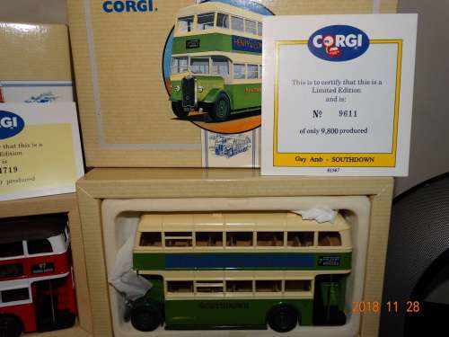 3 x Corgi Buses - 2 Ltd Editions (with Certificate) - Rare grouped set    -