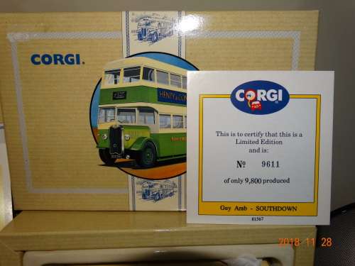 3 x Corgi Buses - 2 Ltd Editions (with Certificate) - Rare grouped set    -