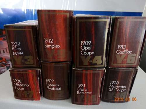 8 X MatchBox - Models of Yesteryear -1:43 -Merc SS , Cadilac, Opel Coupe - Awesome Set-WOW