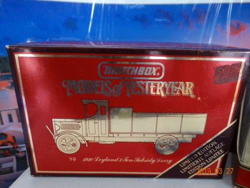 8 X MatchBox - Models of Yesteryear -1:43 -Talbot Van,Leyland Lorry, Crossley, "TT"- Awesome Set-WOW