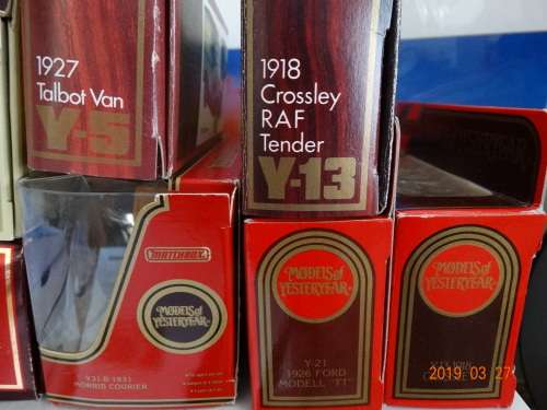 8 X MatchBox - Models of Yesteryear -1:43 -Talbot Van,Leyland Lorry, Crossley, "TT"- Awesome Set-WOW