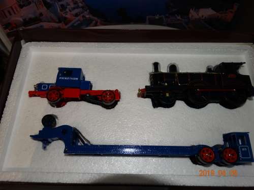 MatchBox - Models of Yesteryear - 100 Ton Truck+Trailer_Loco+ 3 Cars  -WOW -  LIMITED EDT