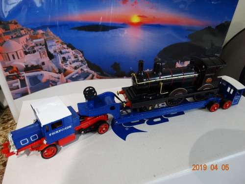 MatchBox - Models of Yesteryear - 100 Ton Truck+Trailer_Loco+ 3 Cars  -WOW -  LIMITED EDT