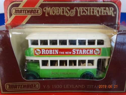 Matchbox X 5 - Models of Yesteryear -1:43 Buses and Coaches-leyland,AEC,Tramcar etc - Awesome Set