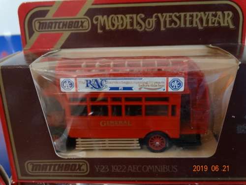 Matchbox X 5 - Models of Yesteryear -1:43 Buses and Coaches-leyland,AEC,Tramcar etc - Awesome Set