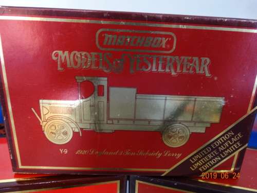 Matchbox x 3 -Models of Yesteryear - ALL Ltd Editions-Truck-Bus-Engine - 1:43-Rare Group together