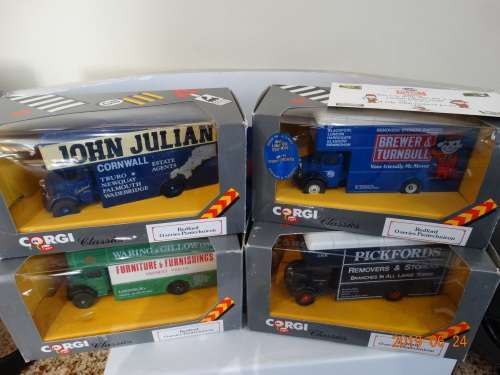 Corgi -4 X Bedford O Pantechnicon -  1 x Limited Ed -Hard to Find Items - Bargain