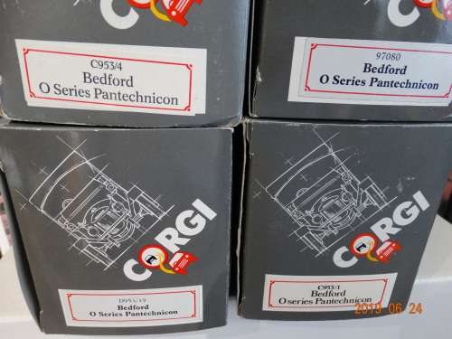Corgi -4 X Bedford O Pantechnicon -  1 x Limited Ed -Hard to Find Items - Bargain