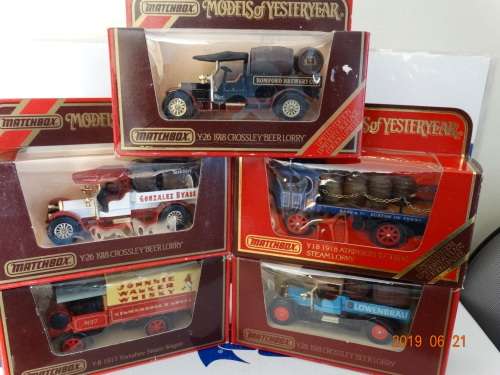 Matchbox x 5  - Models of Yesteryear -1:43-Beer  related Trucks - 2 x  Limited Edt - Awesome Set