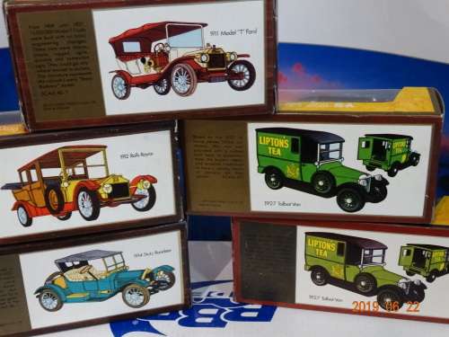Matchbox X 5 CARS - Models of Yesteryear -1:43 - Rolls Royce, Stutz Roadster, Talbot V- Awesome Set