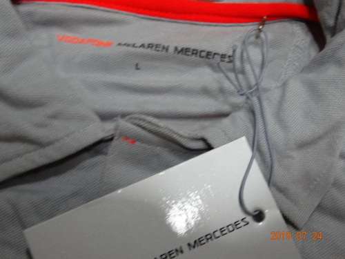Mclaren Mercedes - Polo Lifestyle Team Shirt for Men - L- Brand New - Official Gear - WOW