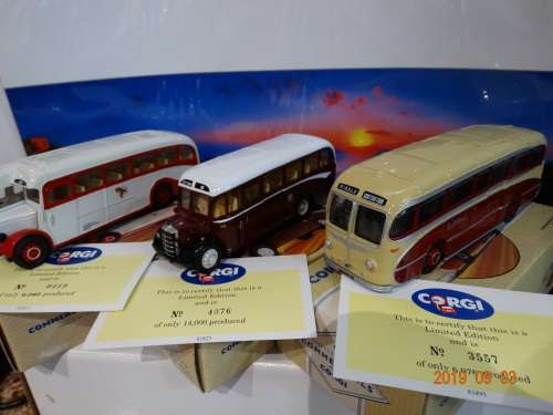 Corgi x3 Box sets,  Leyland, Seagull  , Bedford - 3 x Ltd Editions-Hard to Find Items - Bargain