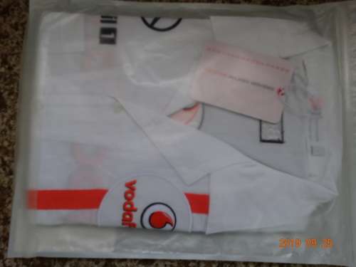 Mclaren Mercedes Vodafone - Team Shirt for Men - L-  50th Anniversar Brand New - Official Gear - WOW