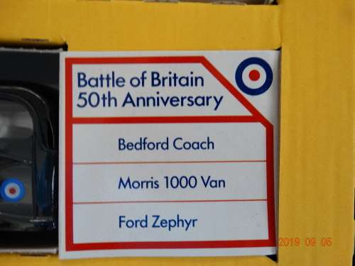 Corgi x 3 Models - Box set  - Battle of Britain - 50th Aniversary -  Ltd Edition -Hard to Find Items