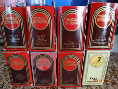 Matchbox of Yesteryear  - 8 Models  - reduced to go prices + ltd editions  WOW