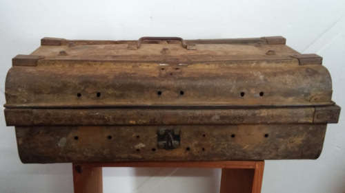 Vintage Steel Trunk