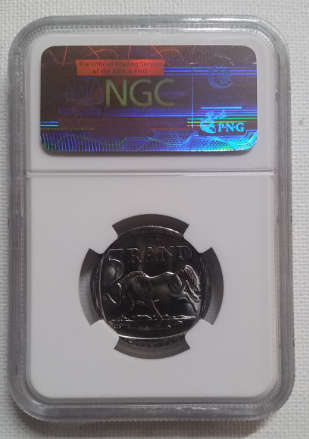 LOWEST ON BOB !!!! 2000 SMILEY Mandela R5 NGC Graded MS63