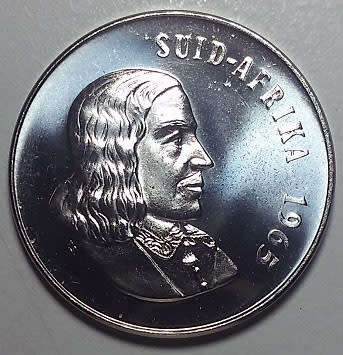 GREAT 1965 PROOF AFRIKAANS 50C